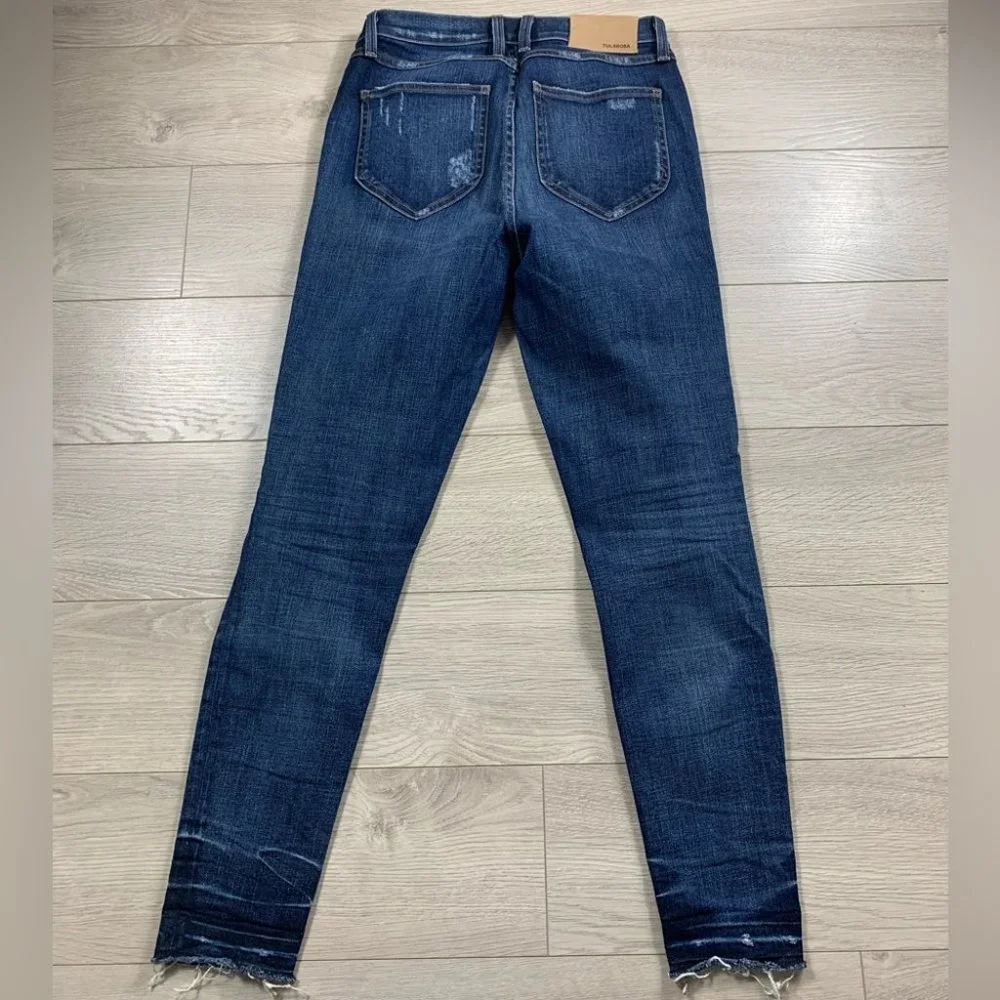 REVOLVE Tularosa Nora High Rise Raw Hem Distressed Jeans in Delhi - Picture 3 of 15